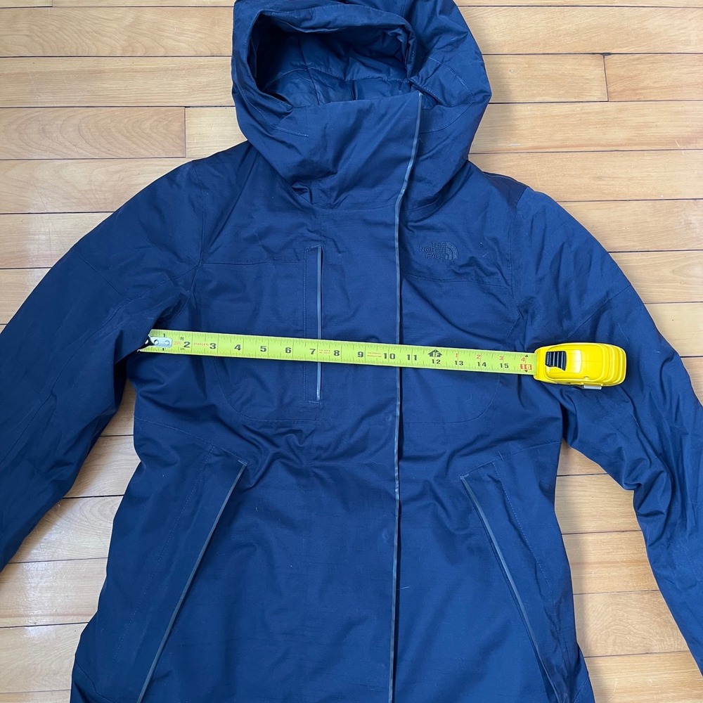 The North Face Womens City Breeze Insulated Parka Navy Blue Hooded Jacket Size M - Picture 6 of 6